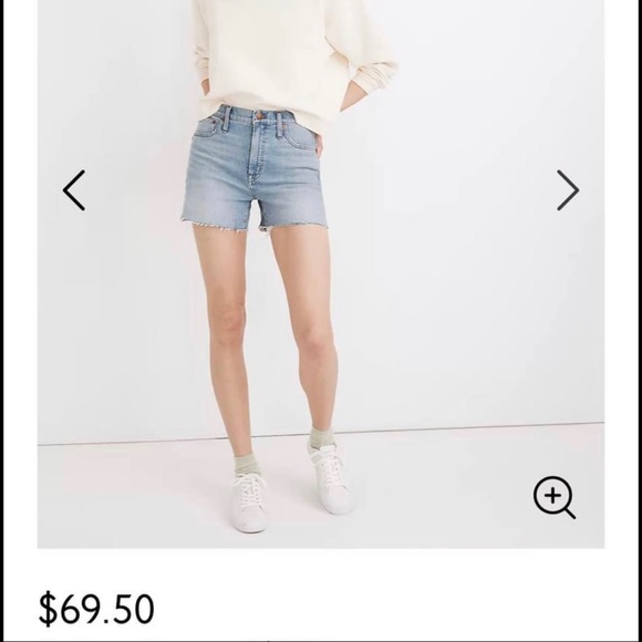 MADEWELL HIGH RISE DENIM SHORTS WOMEN’S - Picture 8 of 8